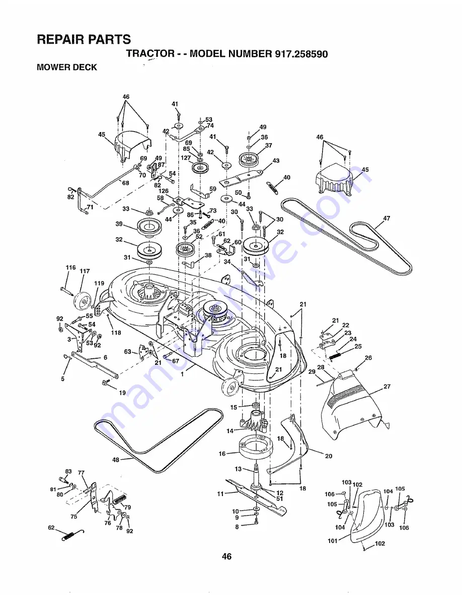 Craftsman EZ3 917.258590 Скачать руководство пользователя страница 46