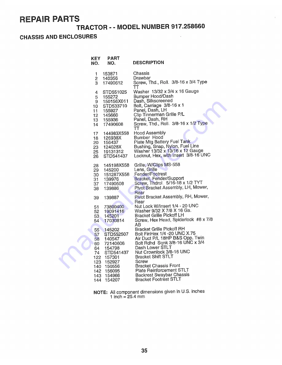 Craftsman EZ3 917.258660 Owner'S Manual Download Page 35