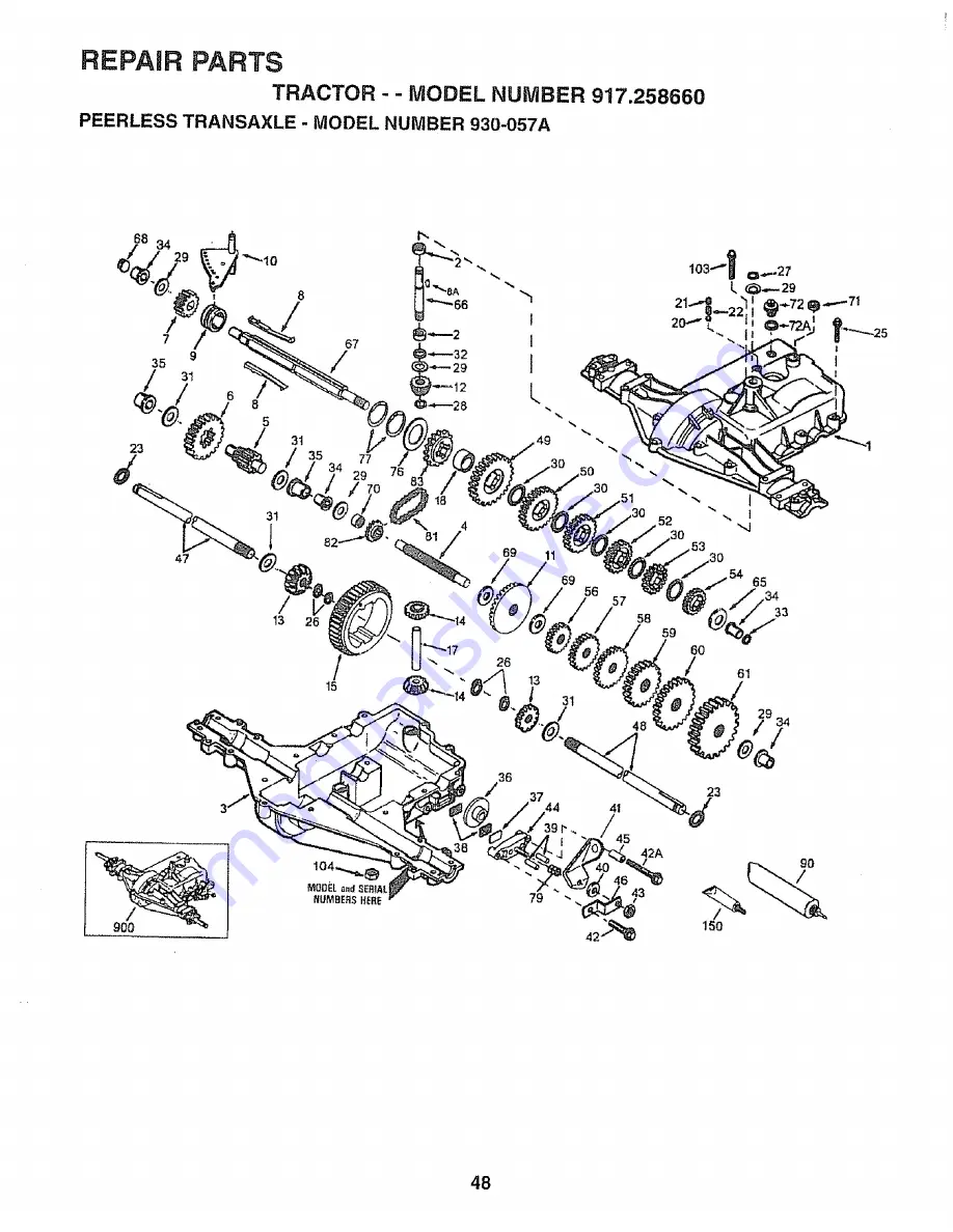 Craftsman EZ3 917.258660 Owner'S Manual Download Page 48