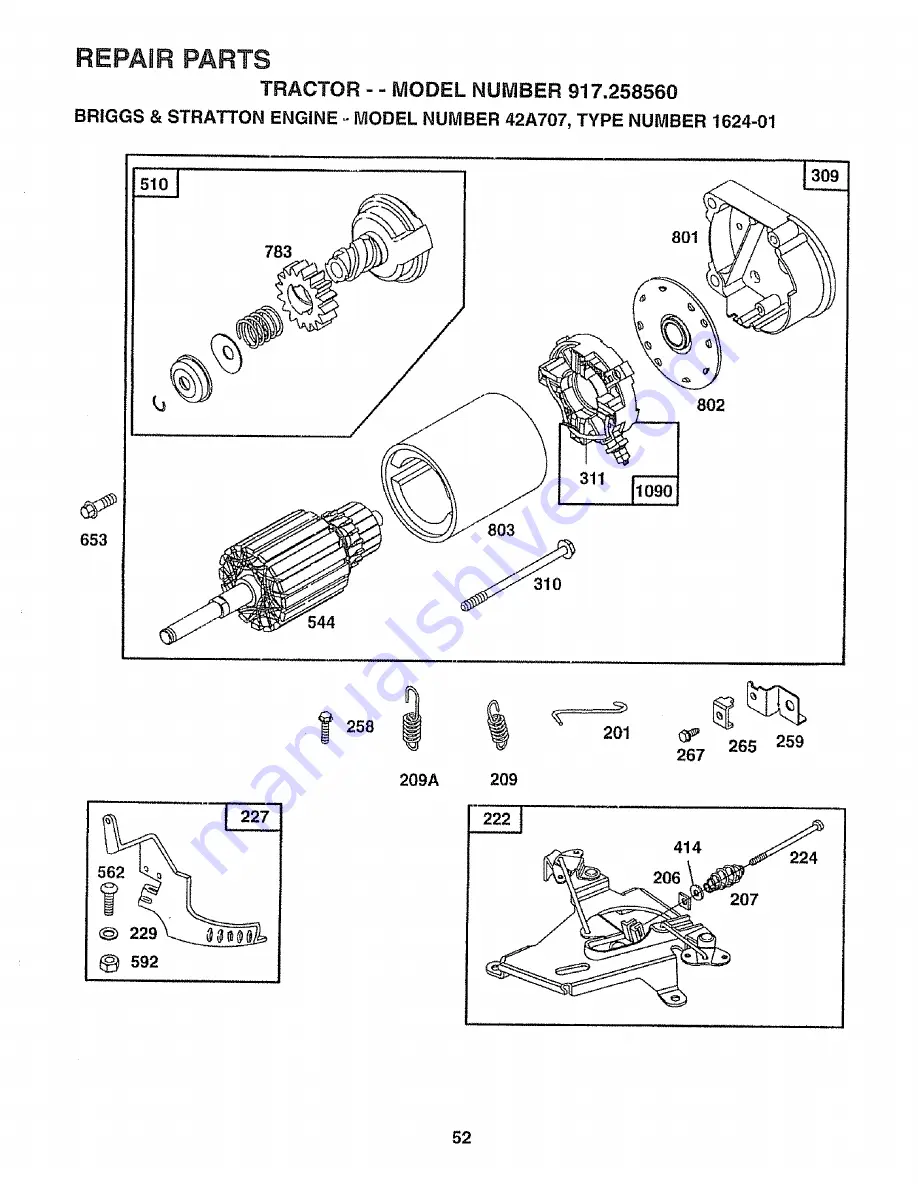 Craftsman EZ3 917.258660 Скачать руководство пользователя страница 52