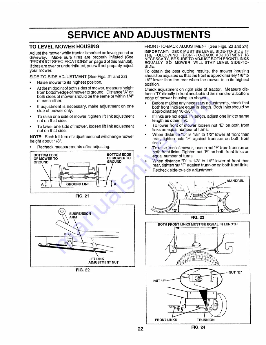 Craftsman EZ3 917.258671 Скачать руководство пользователя страница 22