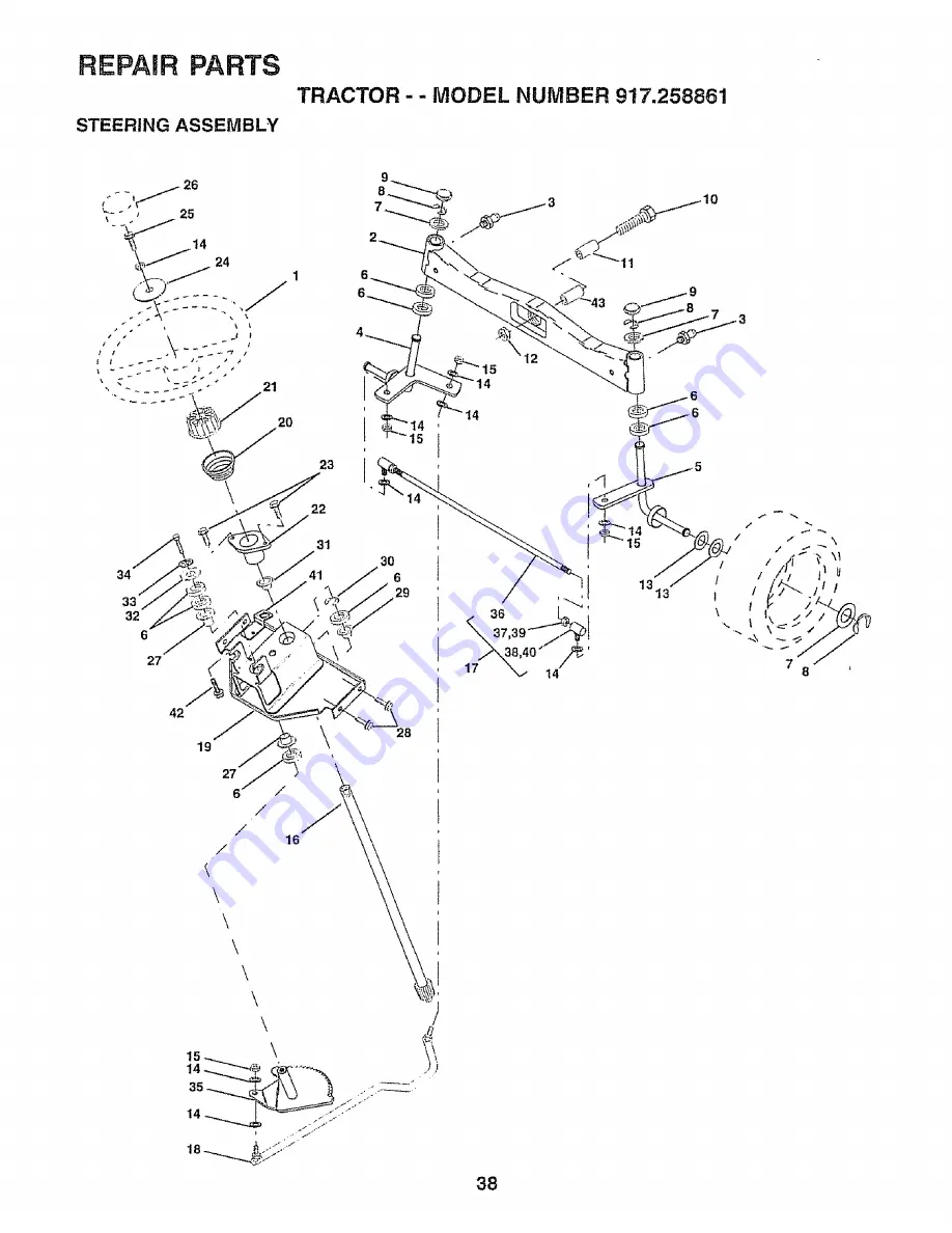 Craftsman EZ3 917.258861 Скачать руководство пользователя страница 38