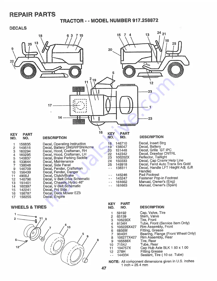 Craftsman EZ3 917.258872 Скачать руководство пользователя страница 47