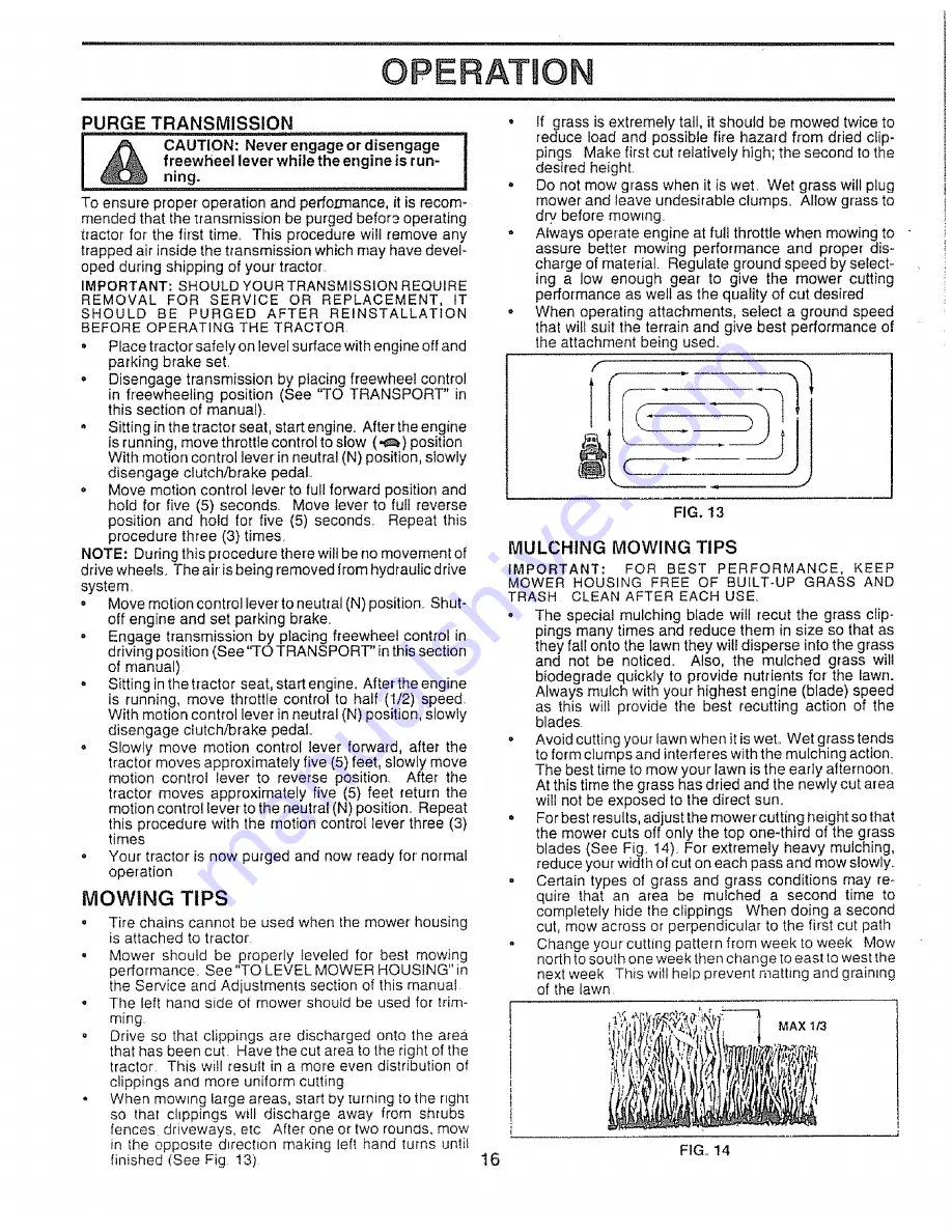 Craftsman EZ3 917.258990 Owner'S Manual Download Page 16