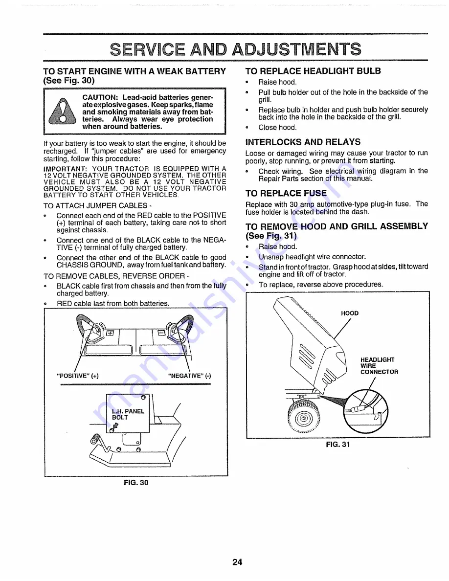 Craftsman EZ3 917.259172 Owner'S Manual Download Page 24