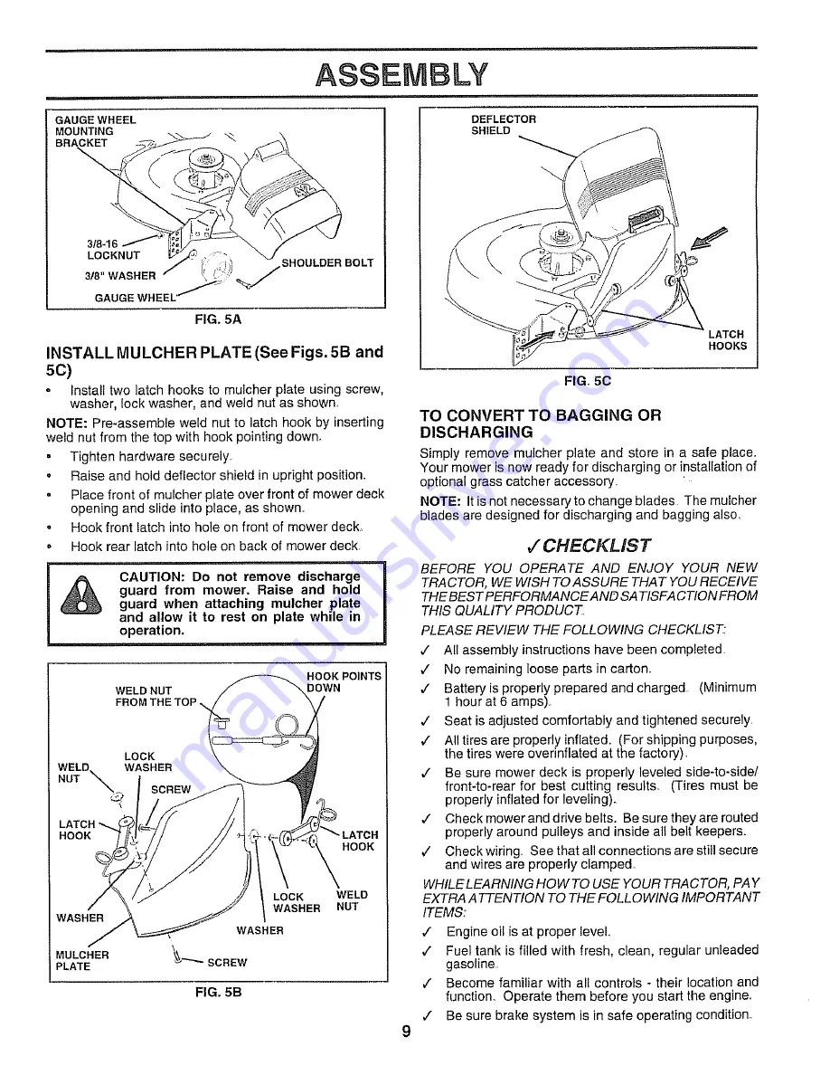 Craftsman EZ3 917.259544 Owner'S Manual Download Page 9