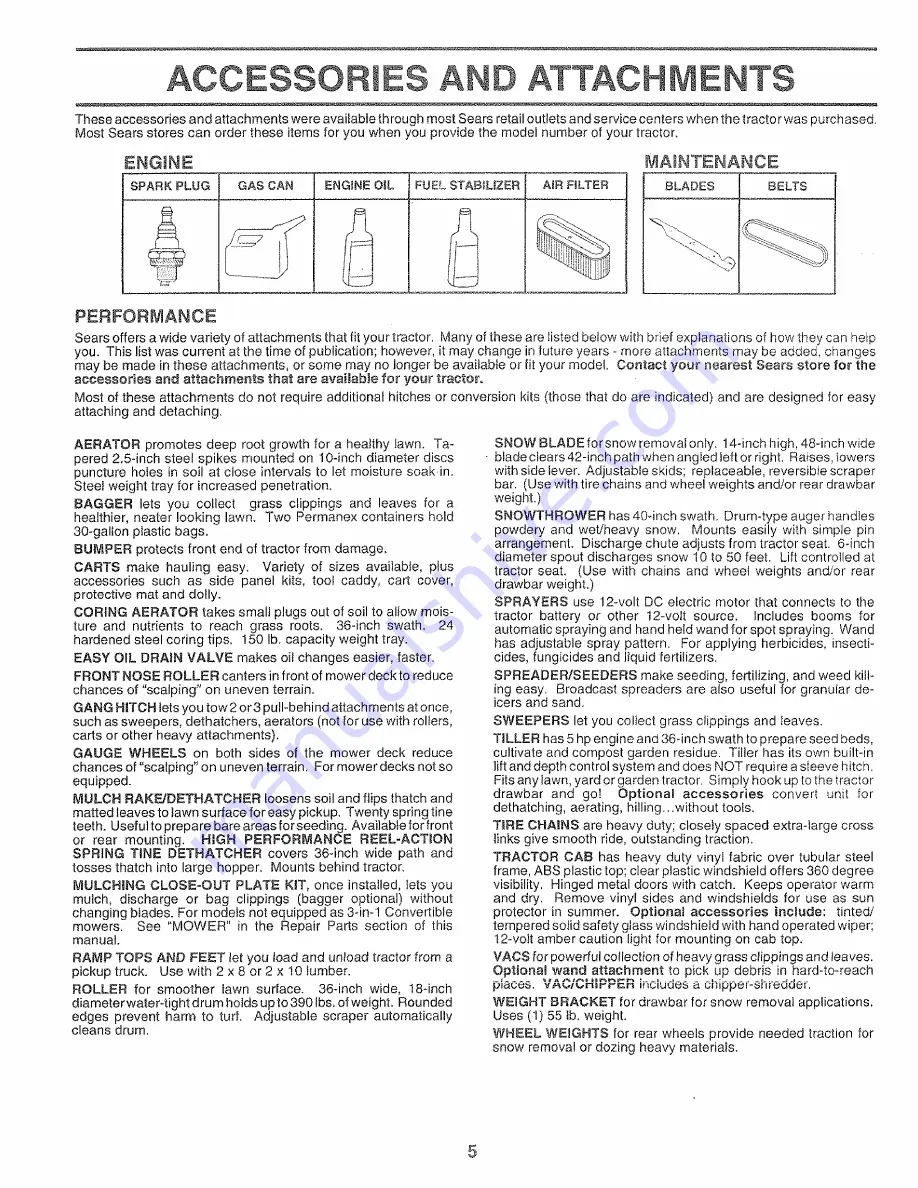 Craftsman EZ3 917.259550 Owner'S Manual Download Page 5