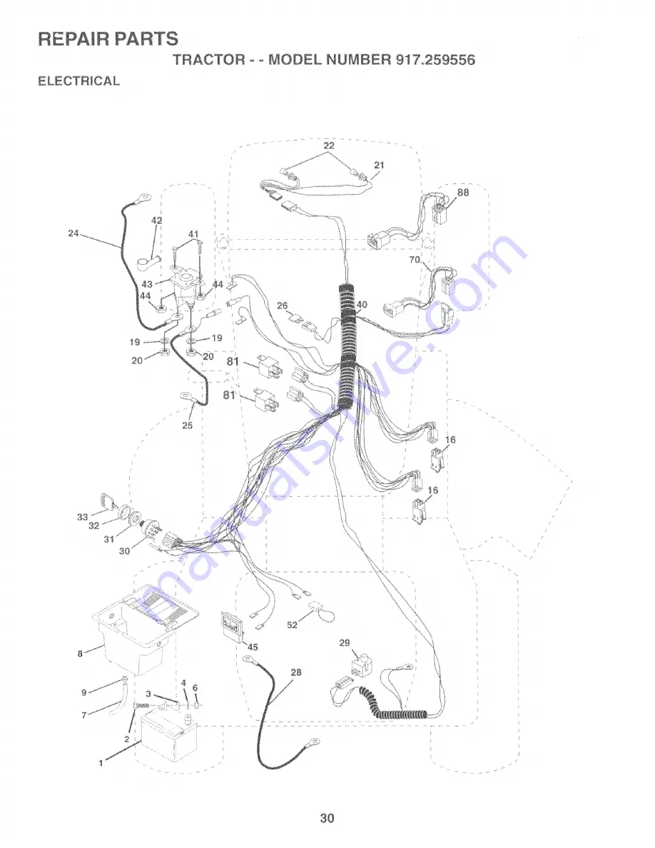 Craftsman EZ3 917.259556 Owner'S Manual Download Page 30