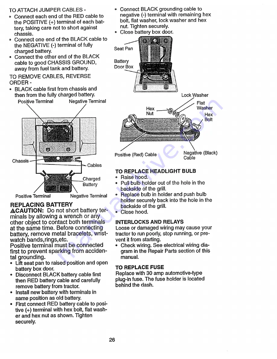 Craftsman EZ3 917.270642 Owner'S Manual Download Page 26