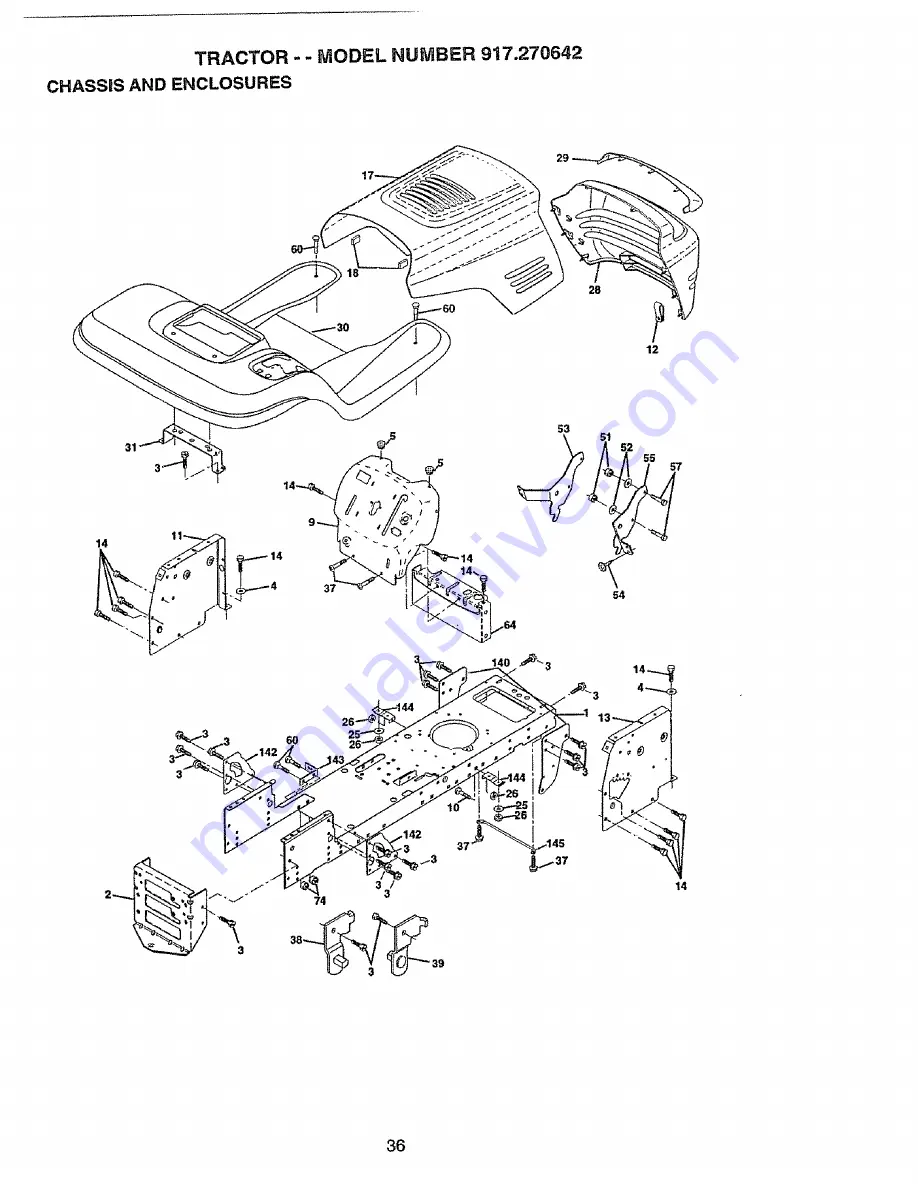 Craftsman EZ3 917.270642 Owner'S Manual Download Page 36