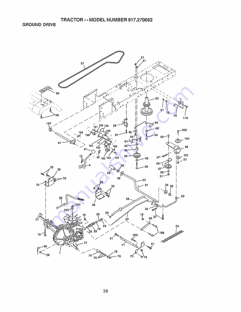 Craftsman EZ3 917.270662 Owner'S Manual Download Page 38