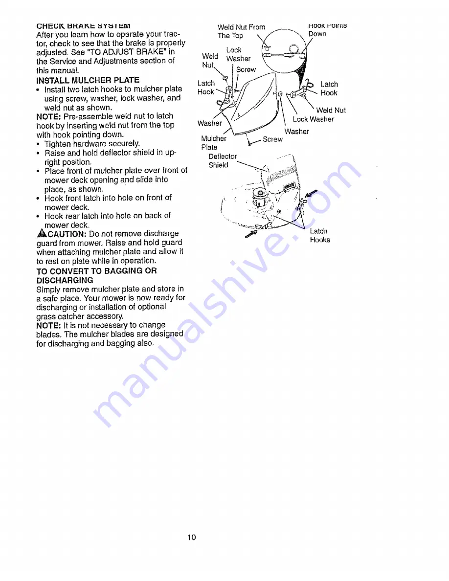 Craftsman EZ3 917.270721 Owner'S Manual Download Page 10