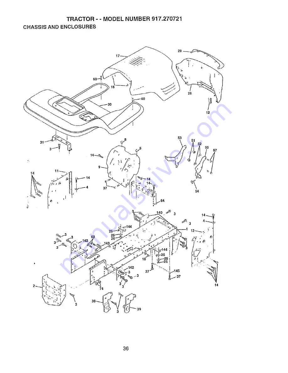 Craftsman EZ3 917.270721 Owner'S Manual Download Page 36