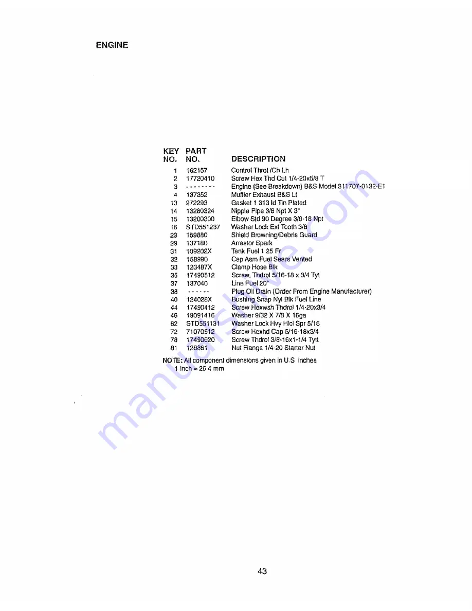 Craftsman EZ3 917.270721 Owner'S Manual Download Page 43