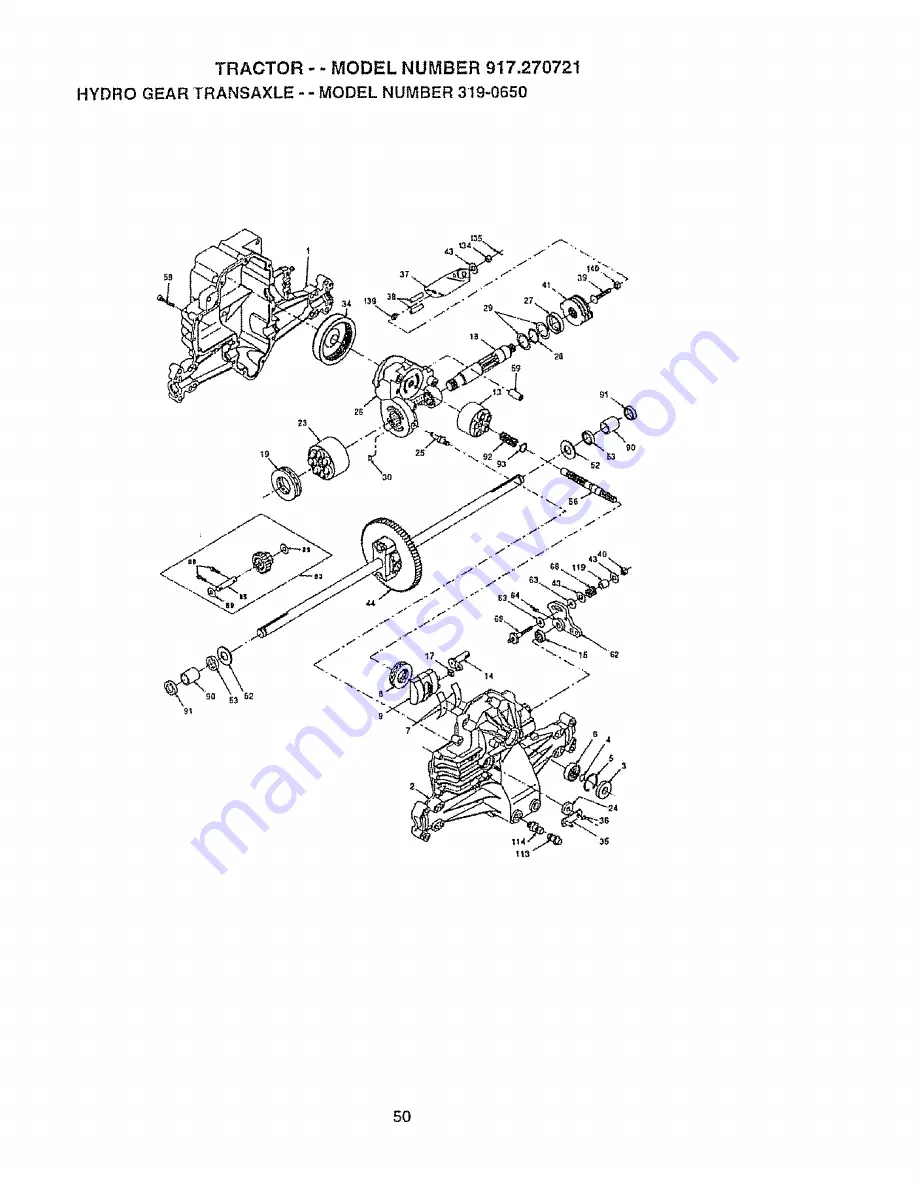 Craftsman EZ3 917.270721 Owner'S Manual Download Page 50