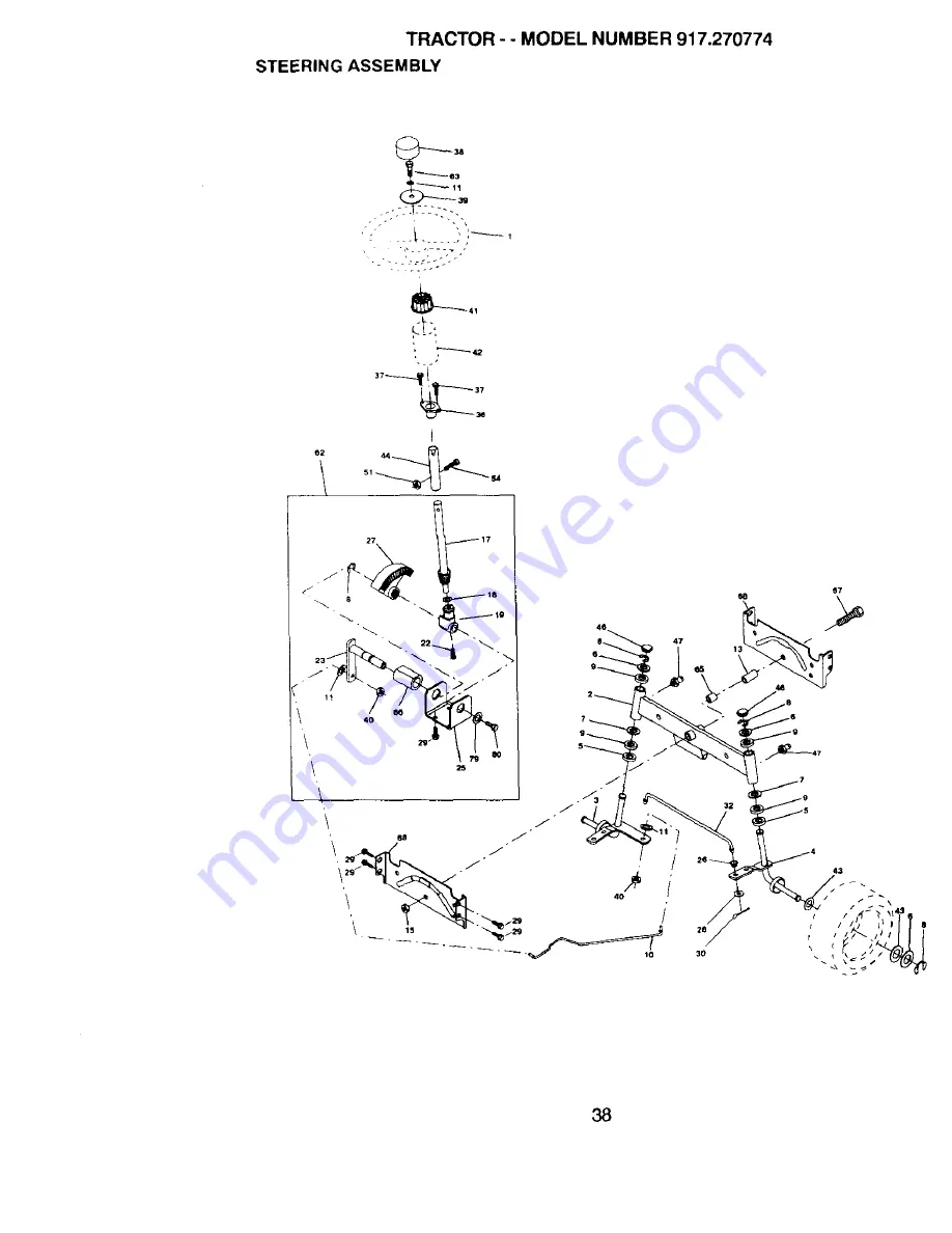 Craftsman EZ3 917.270774 Owner'S Manual Download Page 38