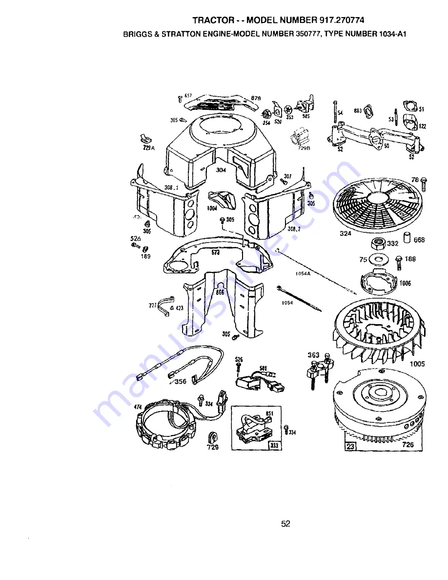 Craftsman EZ3 917.270774 Owner'S Manual Download Page 52