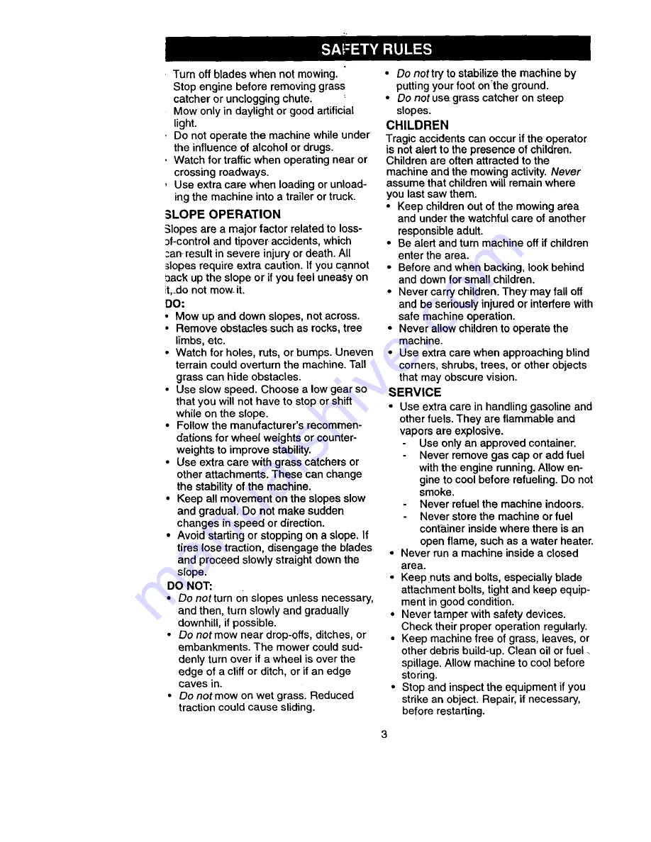 Craftsman EZ3 917.270812 Owner'S Manual Download Page 3