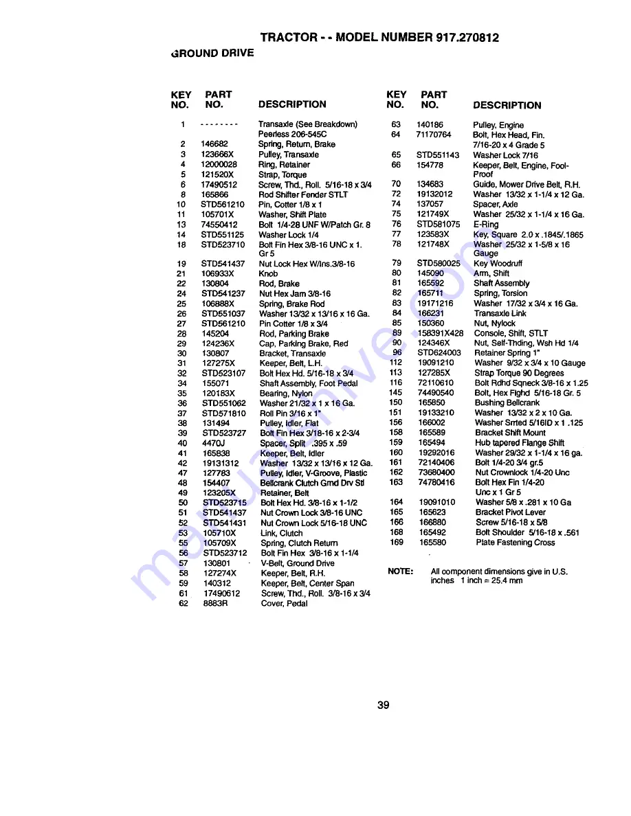 Craftsman EZ3 917.270812 Owner'S Manual Download Page 39