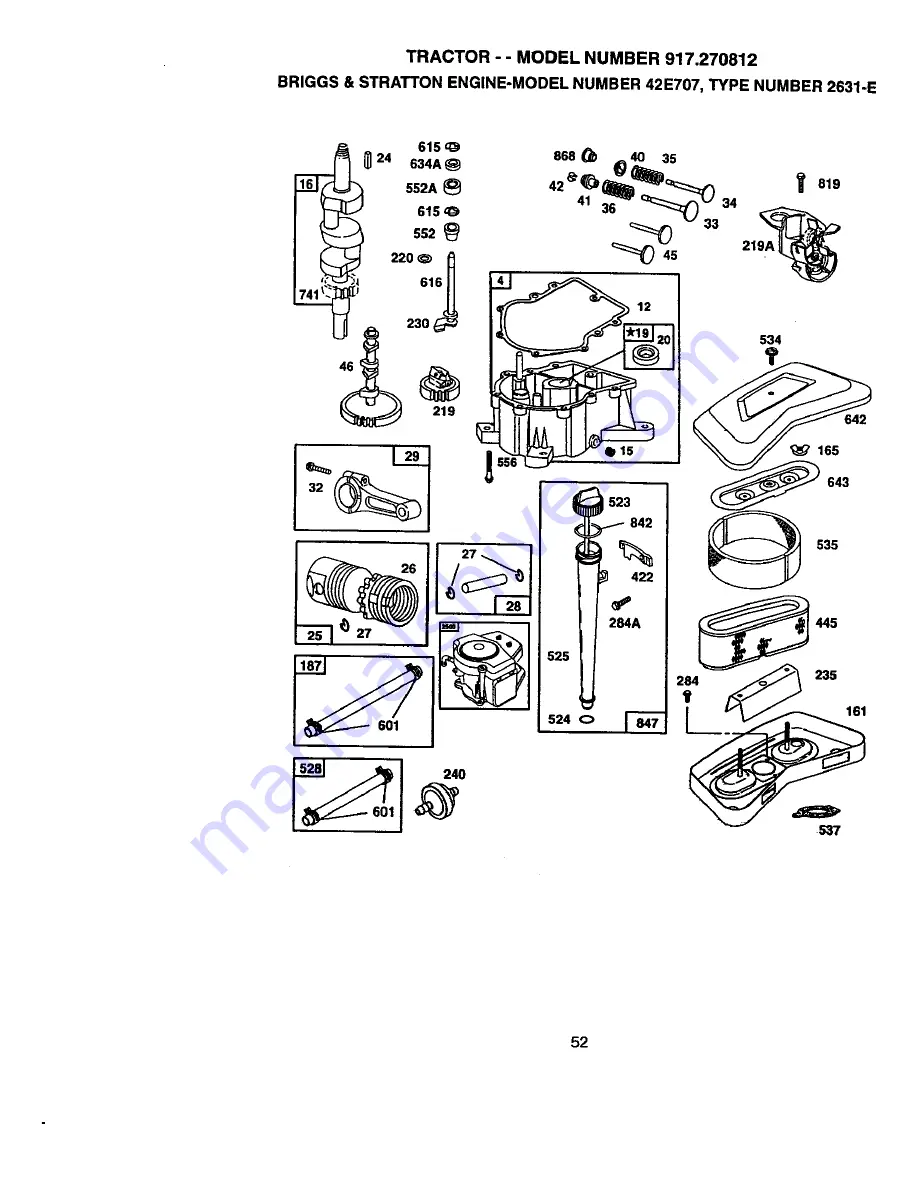 Craftsman EZ3 917.270812 Скачать руководство пользователя страница 52