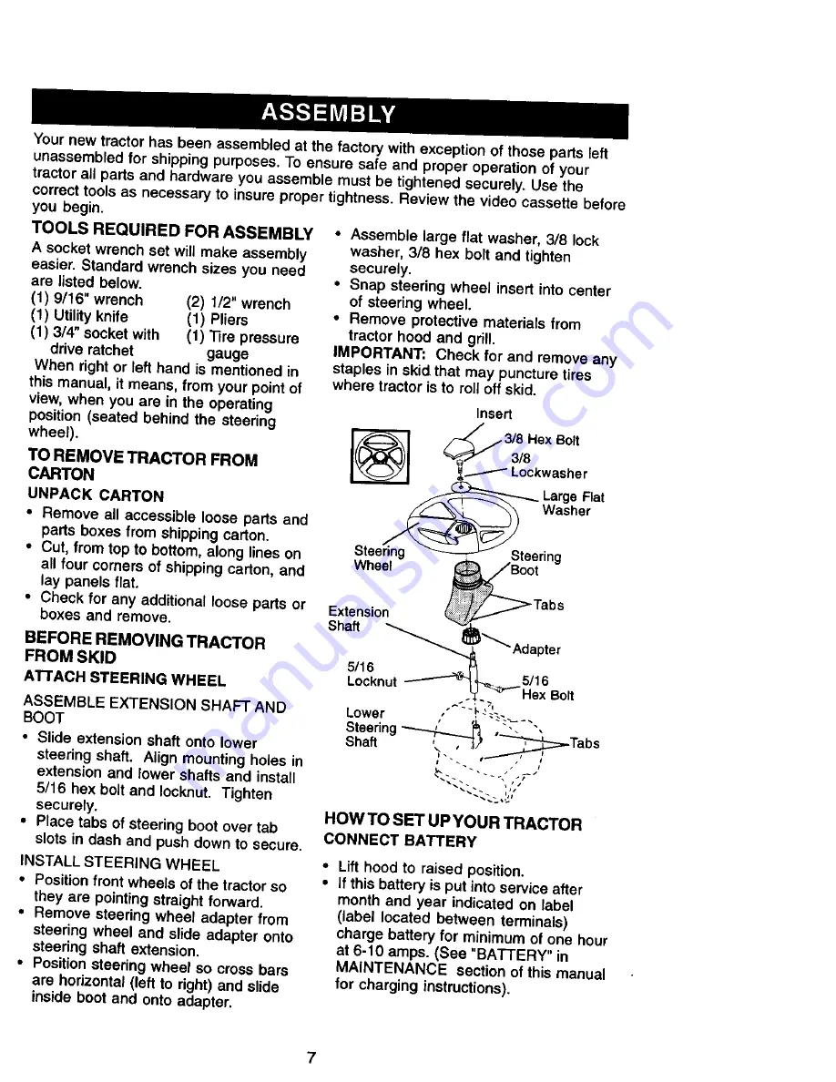 Craftsman EZ3 917.270912 Owner'S Manual Download Page 7