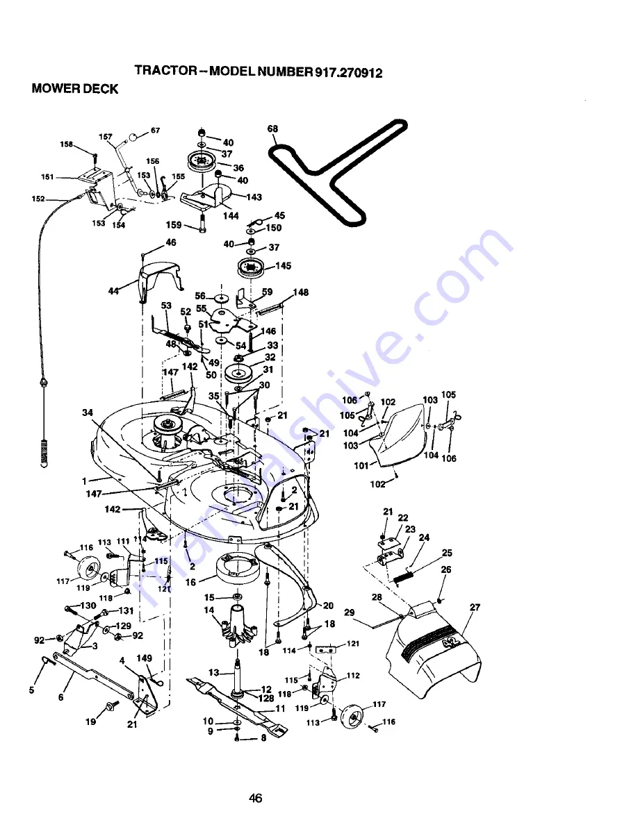 Craftsman EZ3 917.270912 Owner'S Manual Download Page 46