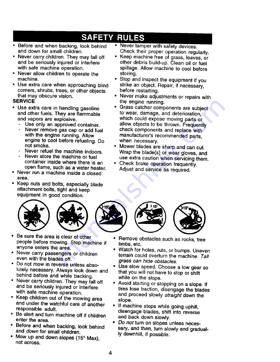 Craftsman EZ3 917.270951 Owner'S Manual Download Page 4