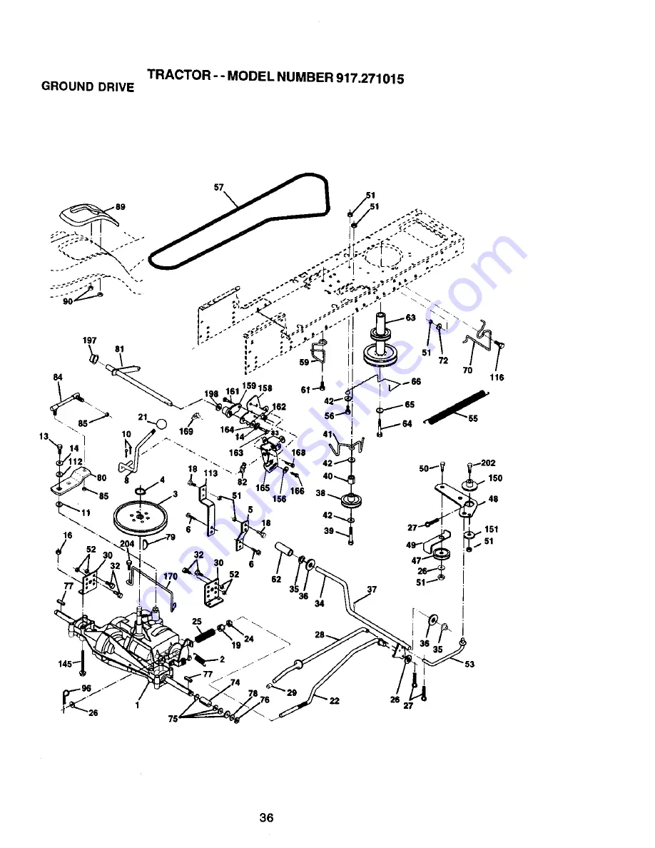 Craftsman EZ3 917.271015 Скачать руководство пользователя страница 36