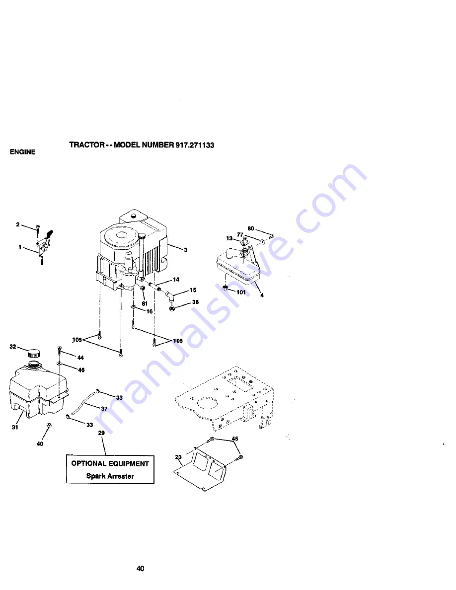 Craftsman EZ3 917.271133 Owner'S Manual Download Page 40