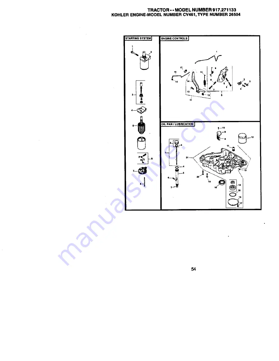 Craftsman EZ3 917.271133 Owner'S Manual Download Page 54