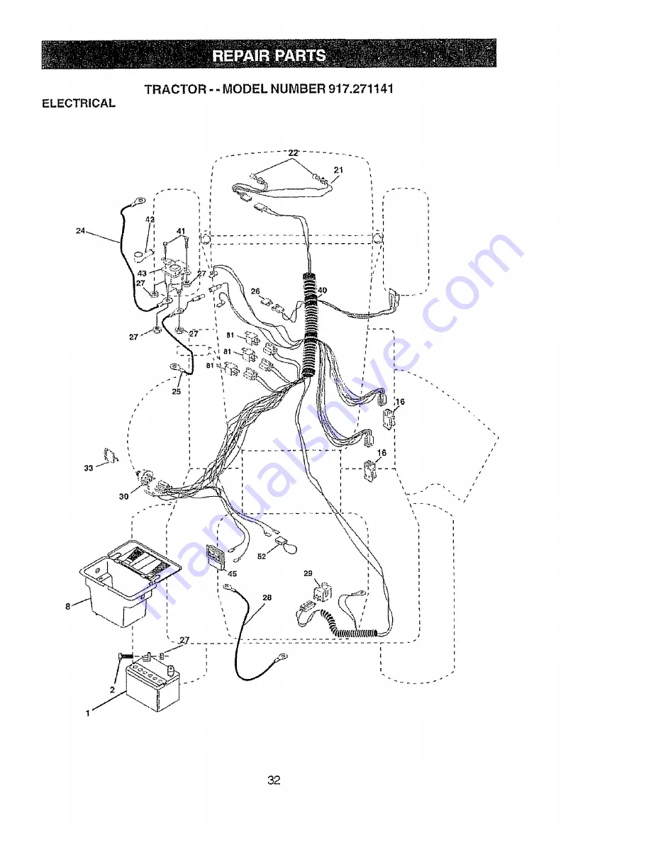 Craftsman EZ3 917.271141 Owner'S Manual Download Page 32