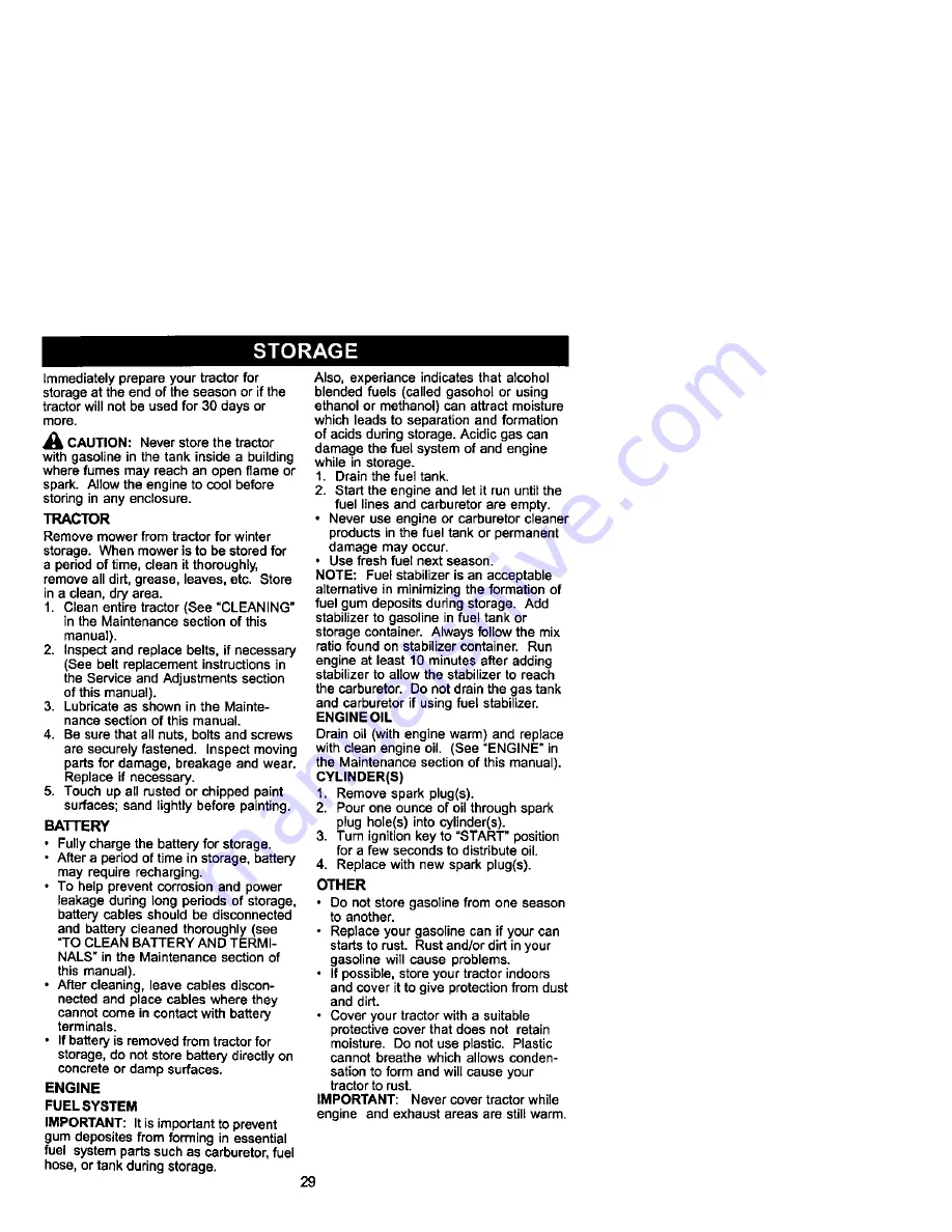 Craftsman EZ3 917.271642 Owner'S Manual Download Page 29