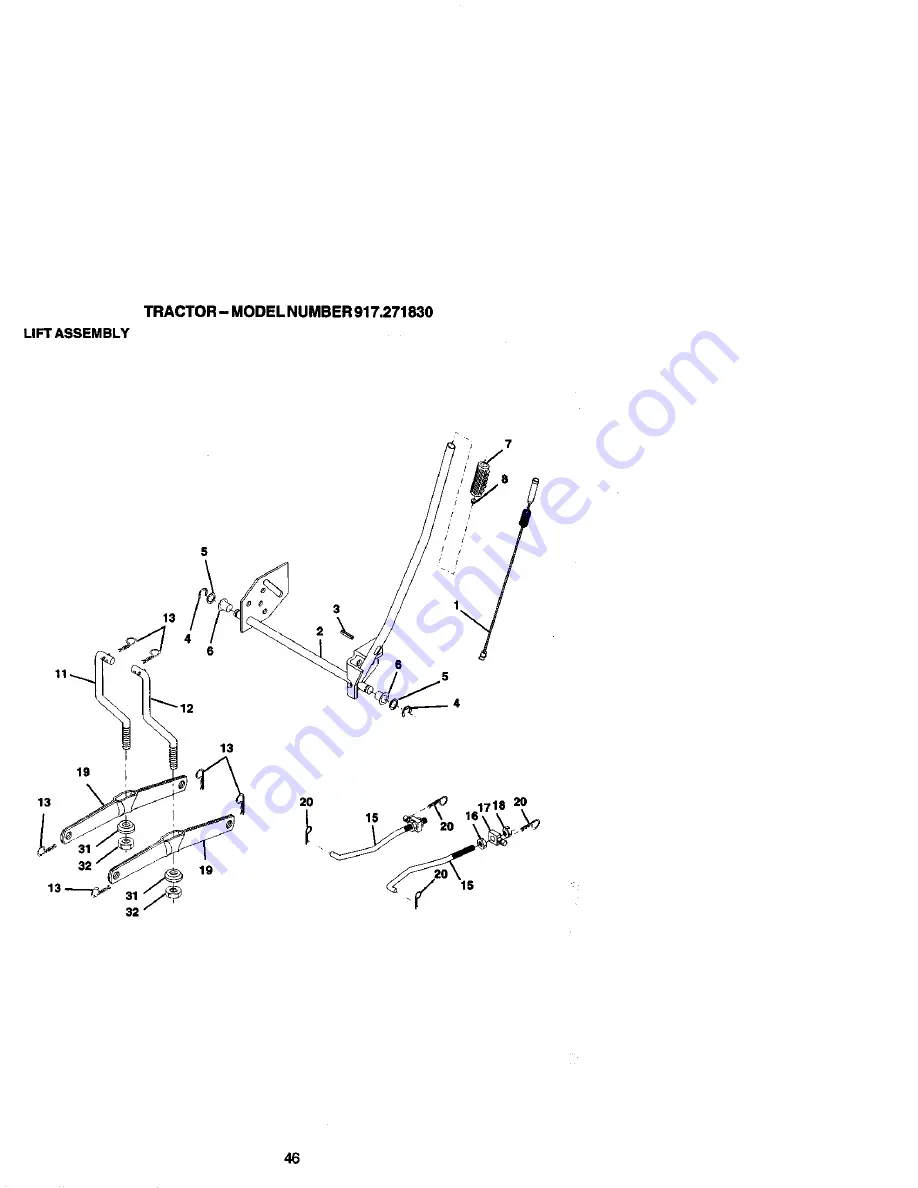 Craftsman EZ3 917.271830 Owner'S Manual Download Page 46