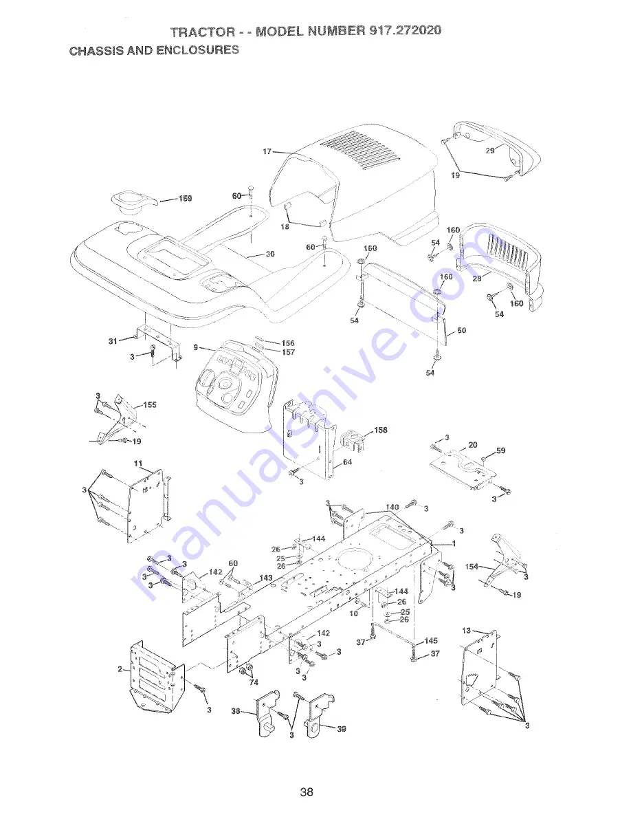 Craftsman EZ3 917.272020 Owner'S Manual Download Page 38