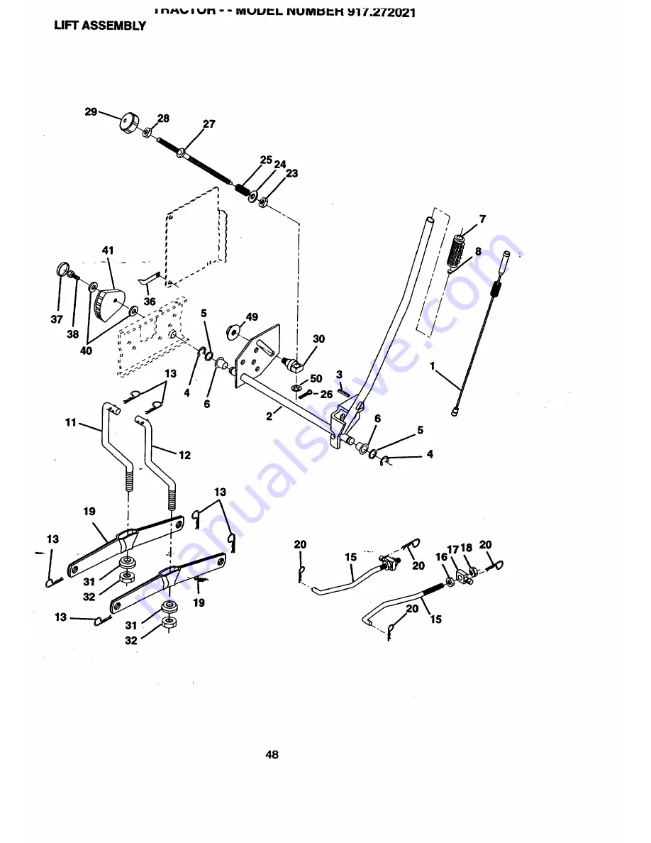 Craftsman EZ3 917.272021 Owner'S Manual Download Page 47