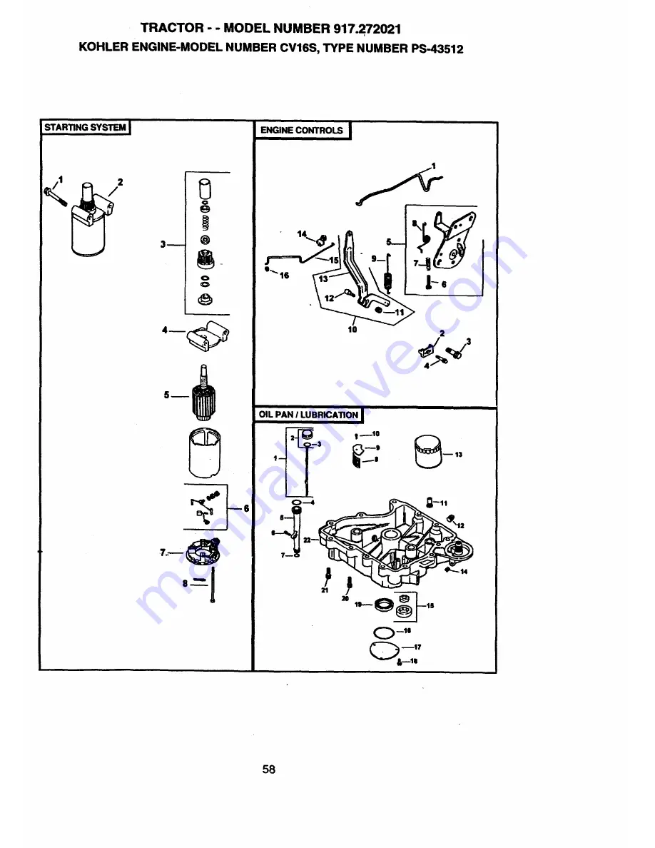 Craftsman EZ3 917.272021 Owner'S Manual Download Page 57