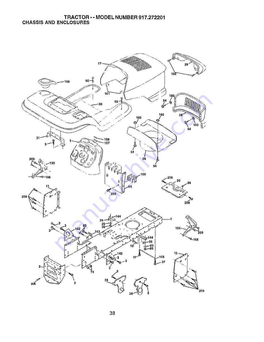 Craftsman EZ3 917.272201 Owner'S Manual Download Page 38