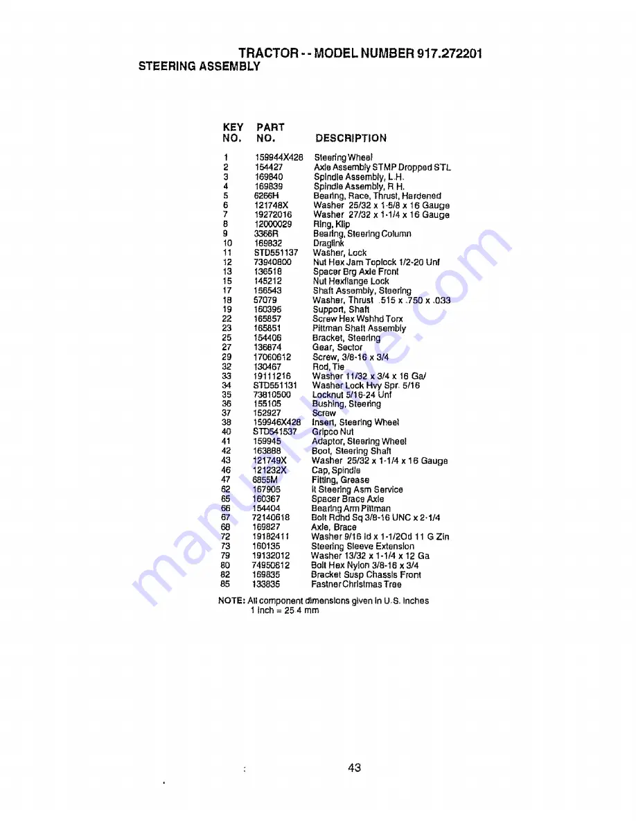 Craftsman EZ3 917.272201 Owner'S Manual Download Page 43