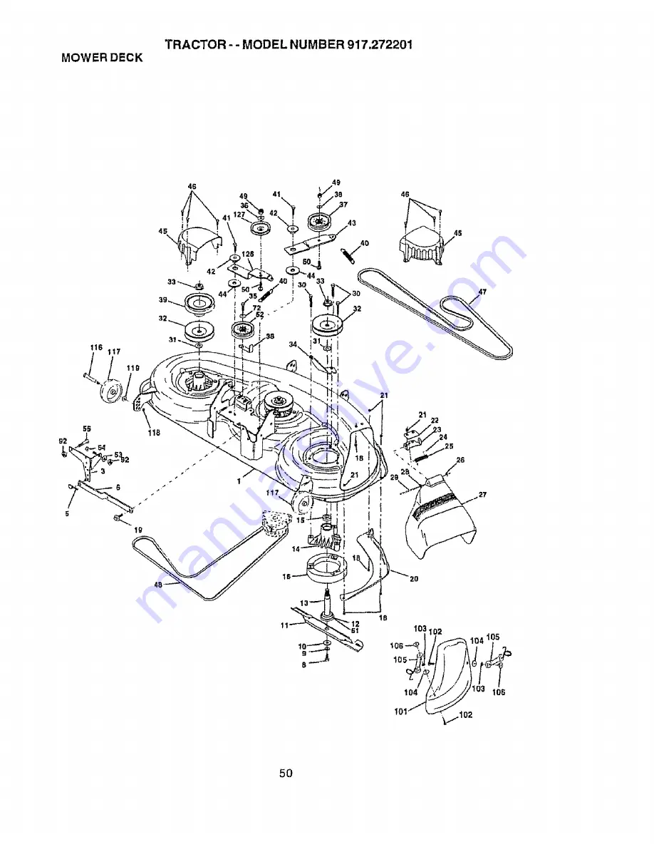 Craftsman EZ3 917.272201 Owner'S Manual Download Page 50