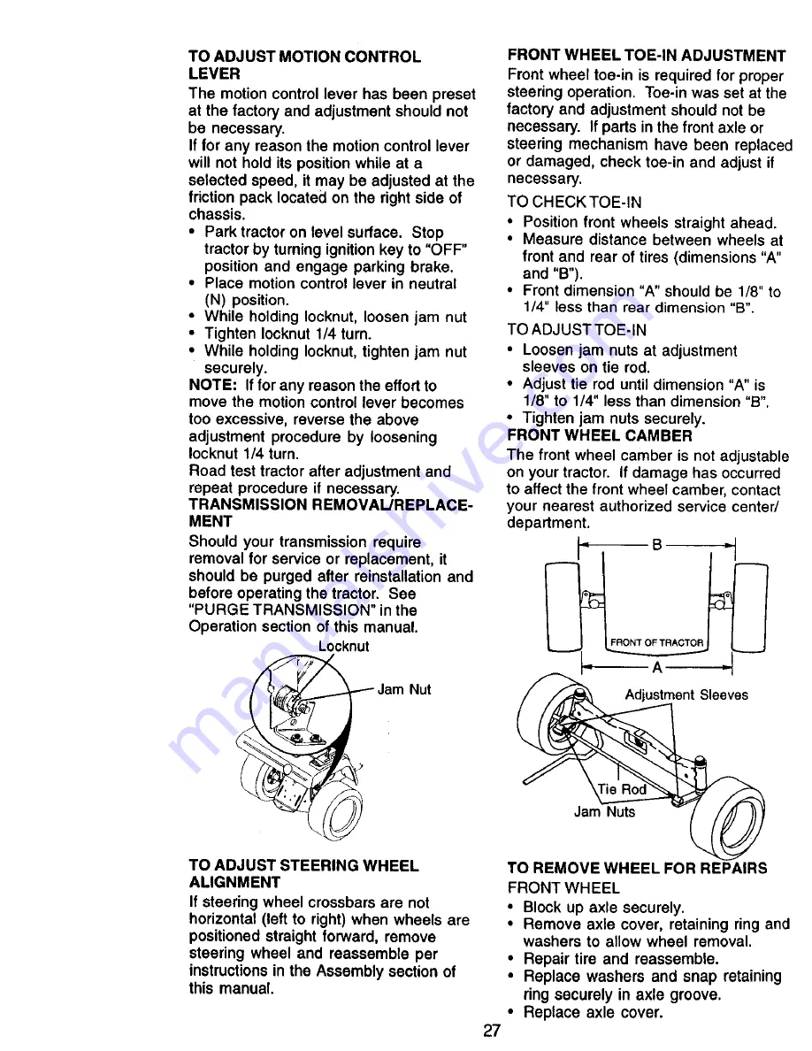 Craftsman EZ3 917.272961 Скачать руководство пользователя страница 27