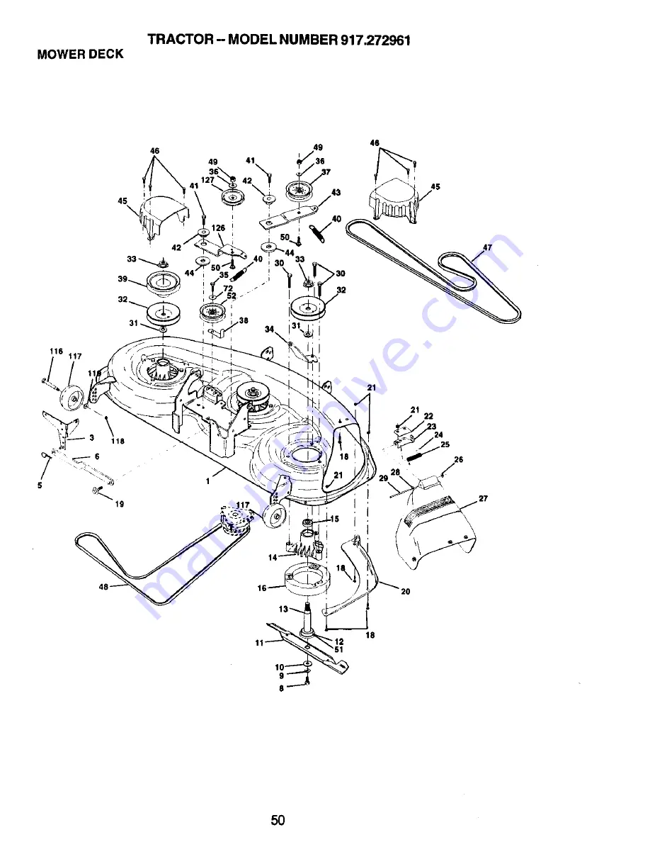 Craftsman EZ3 917.272961 Owner'S Manual Download Page 50