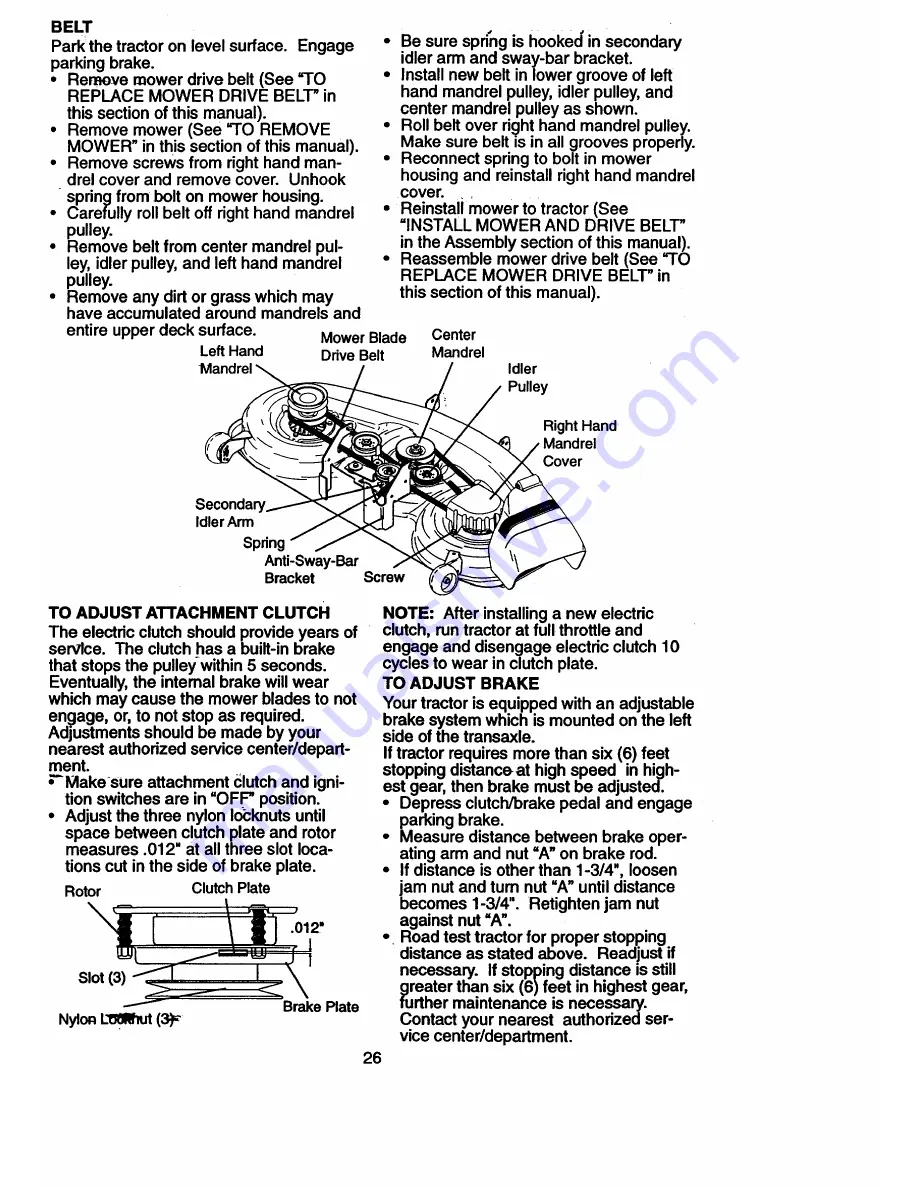 Craftsman EZ3 917.273011 Скачать руководство пользователя страница 26