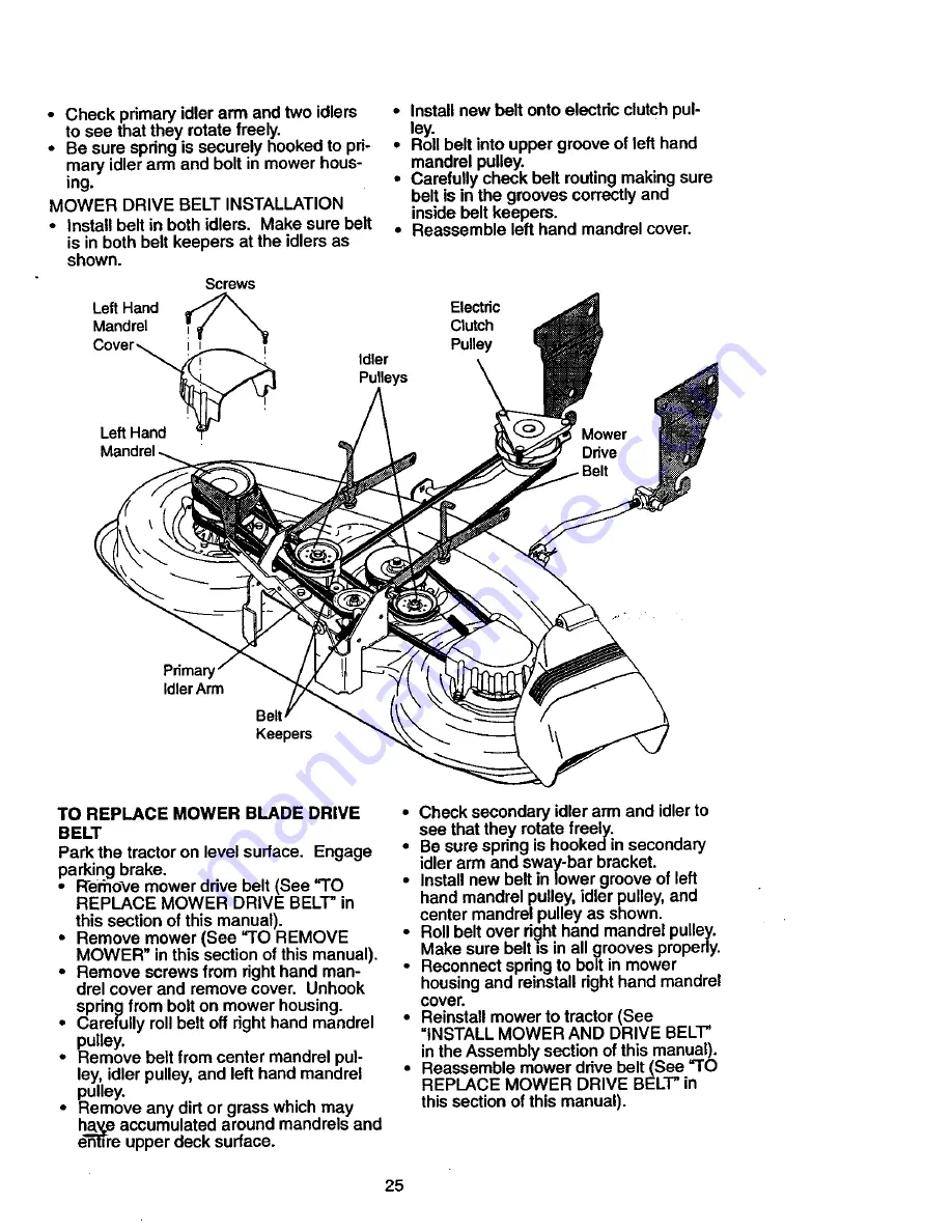 Craftsman EZ3 917.273022 Owner'S Manual Download Page 25