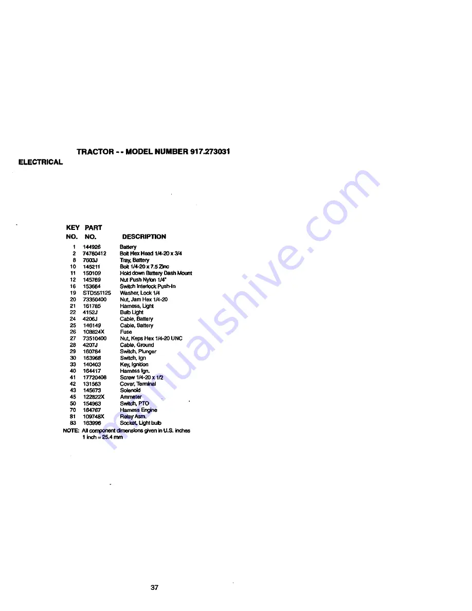 Craftsman EZ3 917.273031 Owner'S Manual Download Page 37