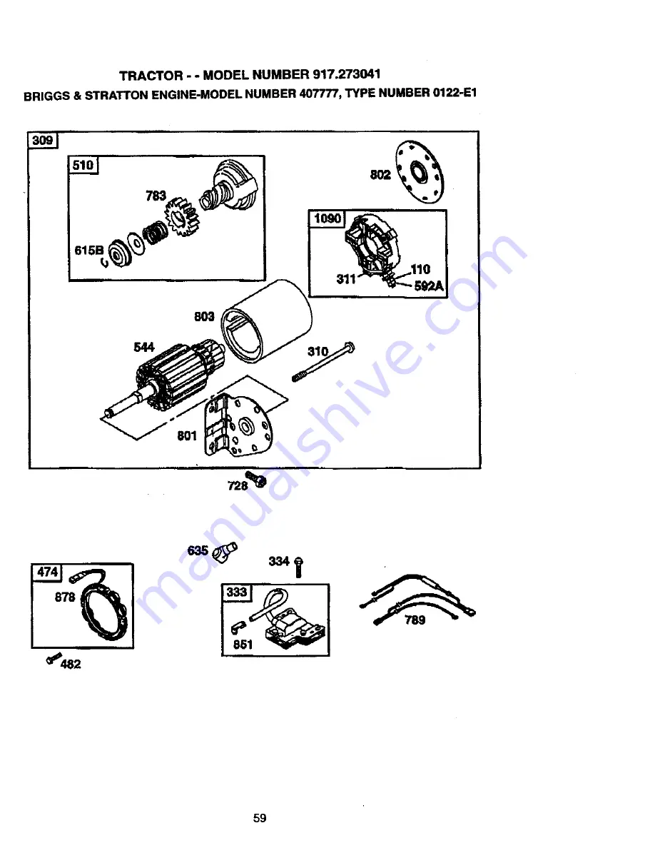 Craftsman EZ3 917.273041 Скачать руководство пользователя страница 59