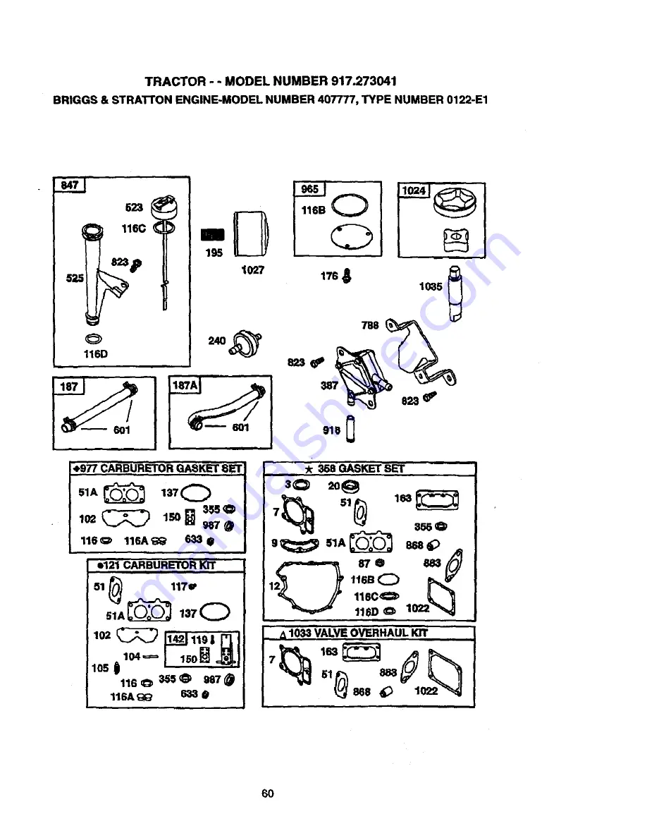 Craftsman EZ3 917.273041 Owner'S Manual Download Page 60