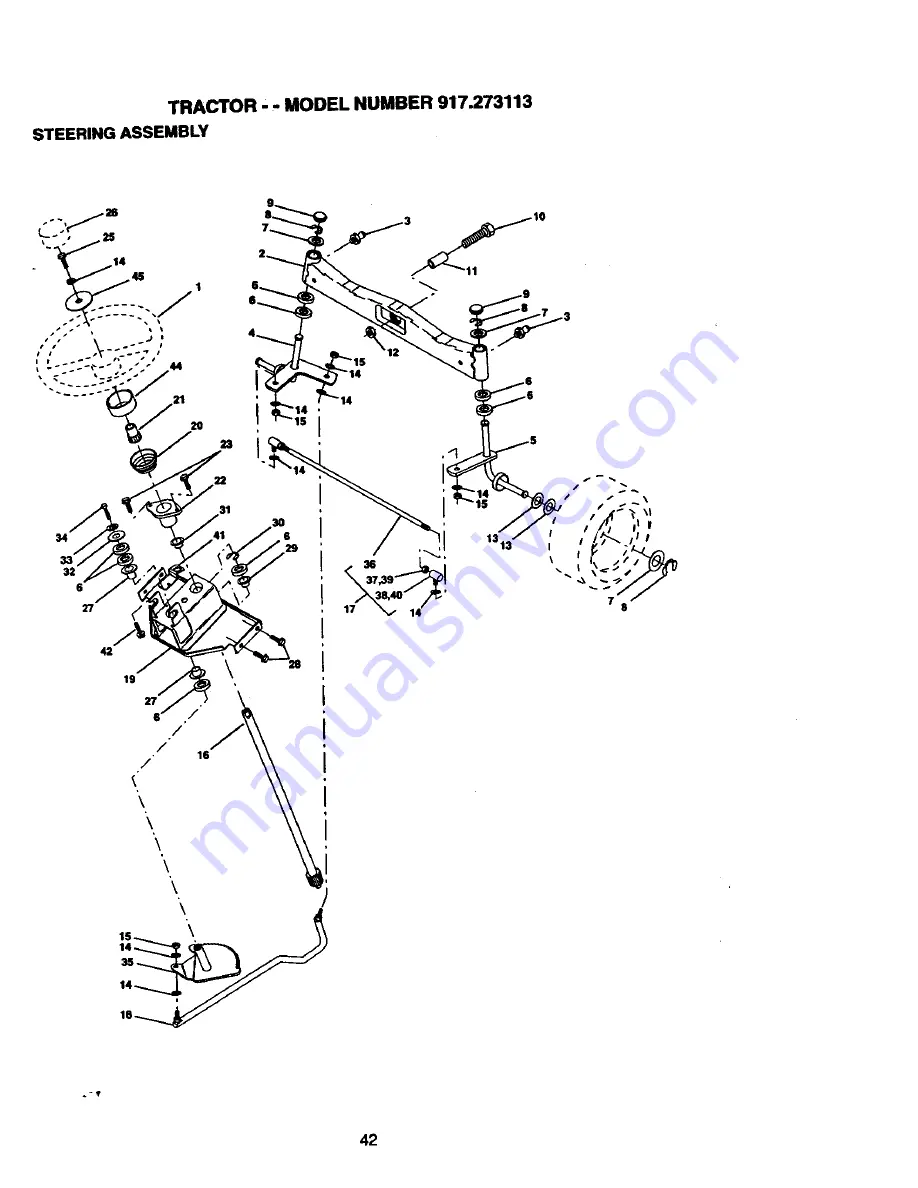 Craftsman EZ3 917.273113 Owner'S Manual Download Page 42