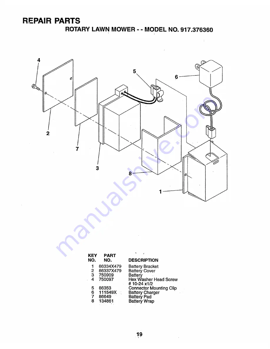 Craftsman EZ3 917.376360 Скачать руководство пользователя страница 19