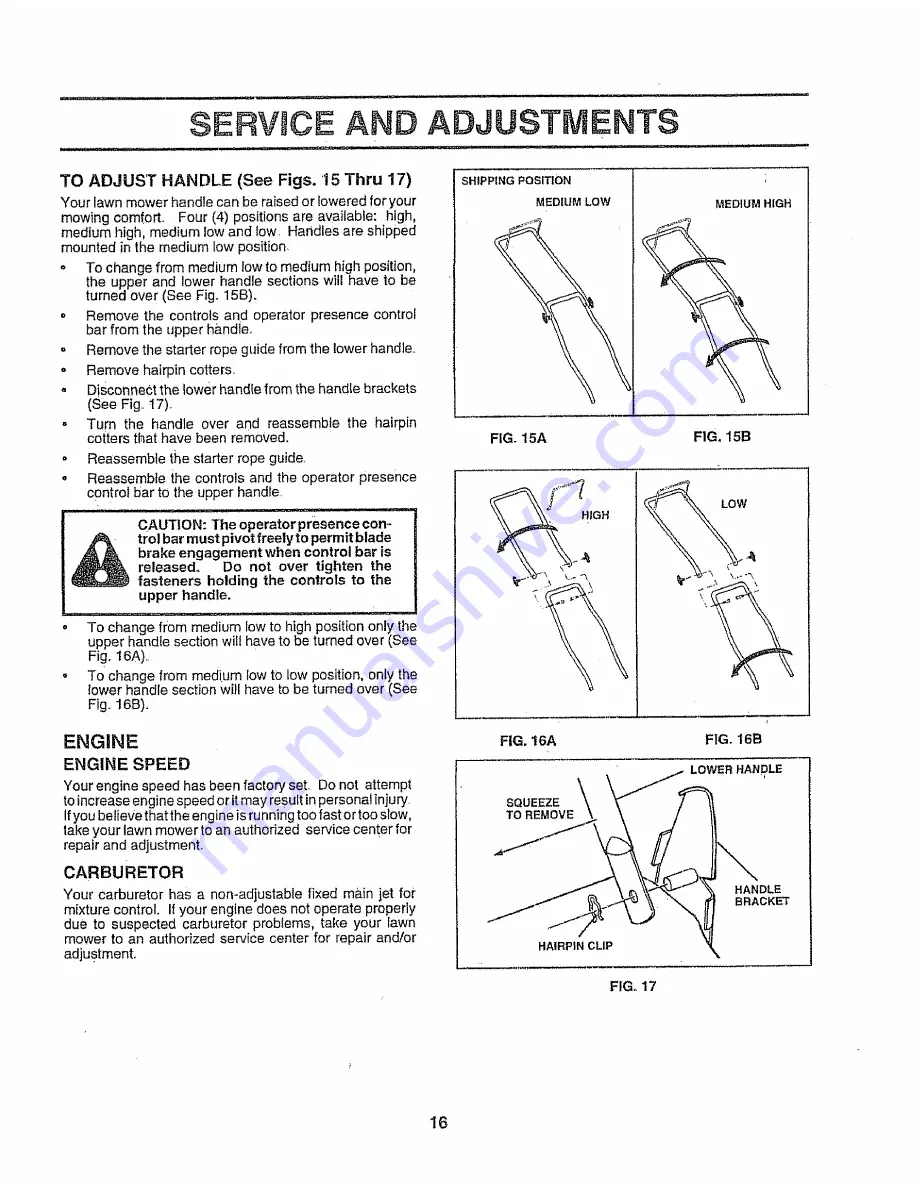 Craftsman EZ3 917.377260 Скачать руководство пользователя страница 16