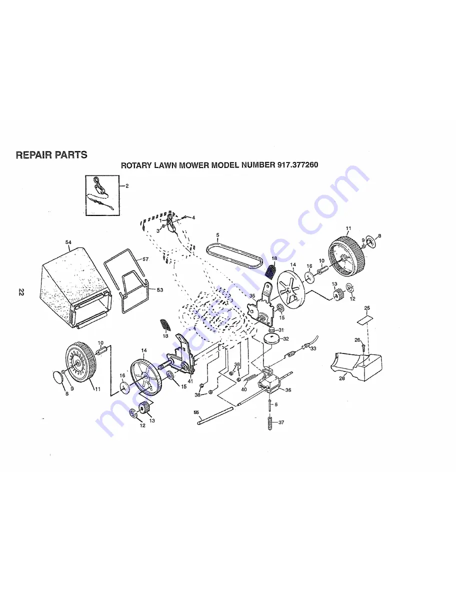 Craftsman EZ3 917.377260 Owner'S Manual Download Page 22